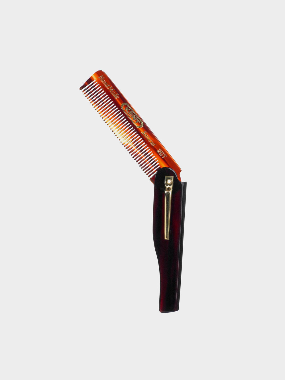 Kent A 20T folding pocket comb for men’s hair styling, ideal for daily use and grooming on the go — Available at Wolf’s Head