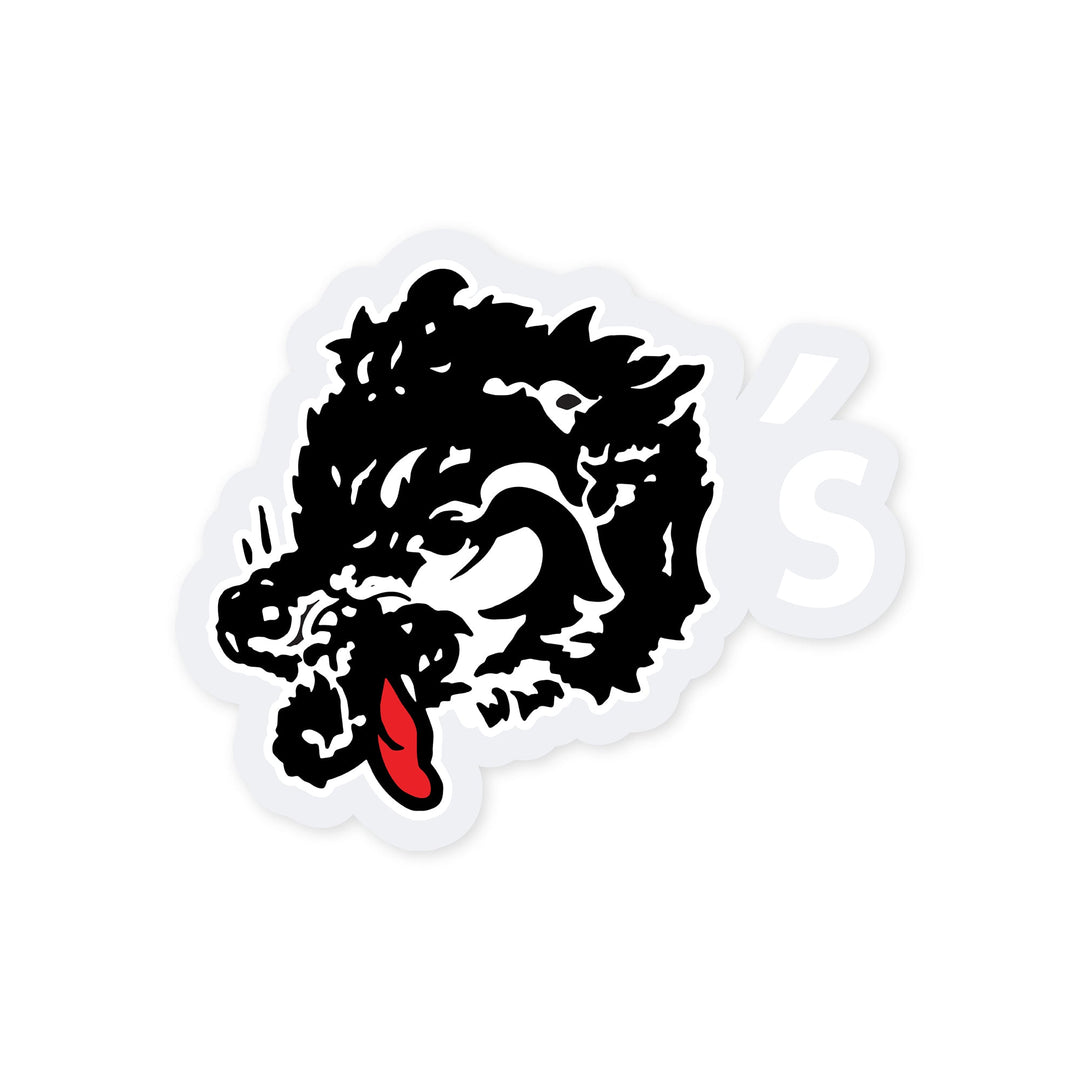 Wolf's Head Club Logo Sticker