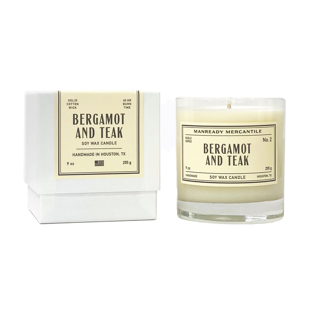 Manready Mercantile - The Noble Series Soy Candle - Bergamot & Teak
