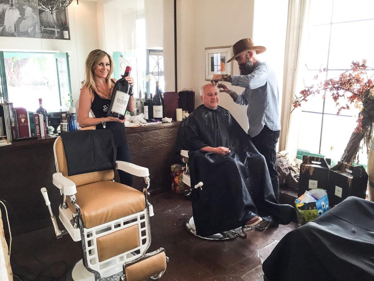 Richie's Pop-Up Barbershop now open at Jamies Slone Wines