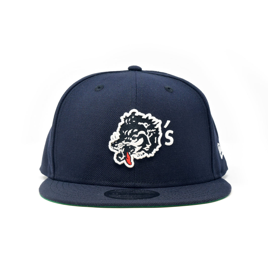 New Era X Wolf's Head - Navy Snapback Hat