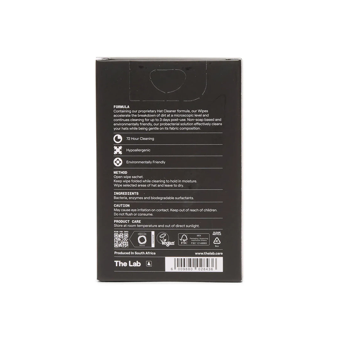Hat Care Wipes 12 pack