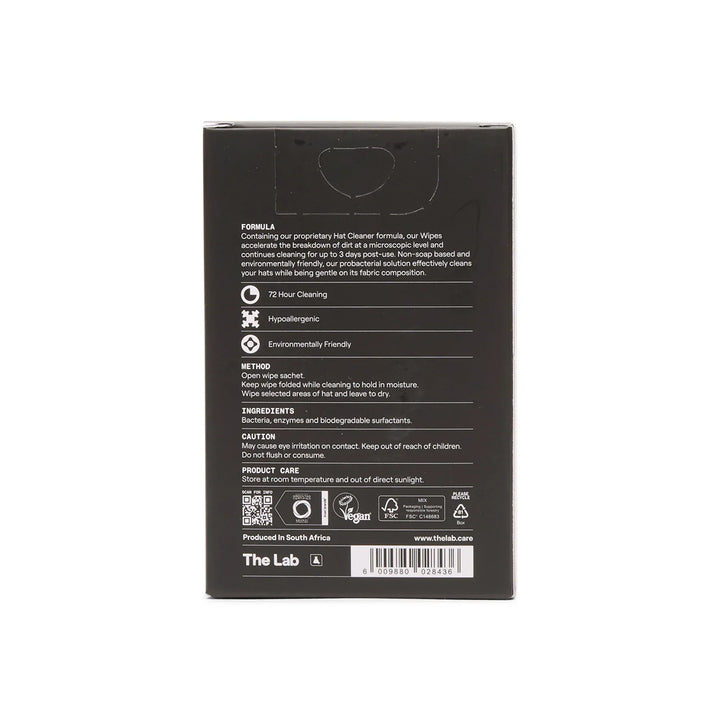Hat Care Wipes 12 pack