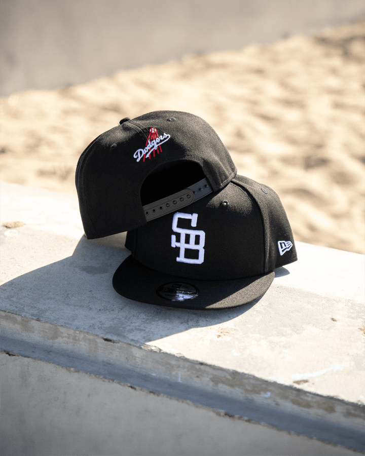 Santa Barbara Dodgers New Era 9FIFTY Black Snapback Hat