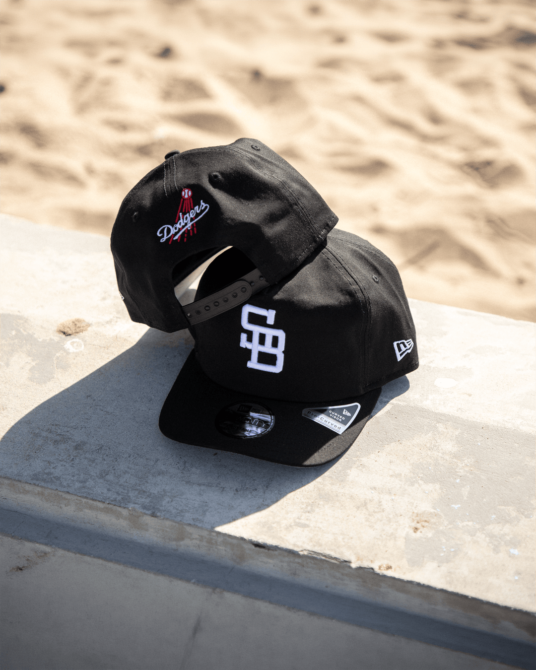 Santa Barbara Dodgers New Era 19TWENTY Black 5-Panel Golfer Hat