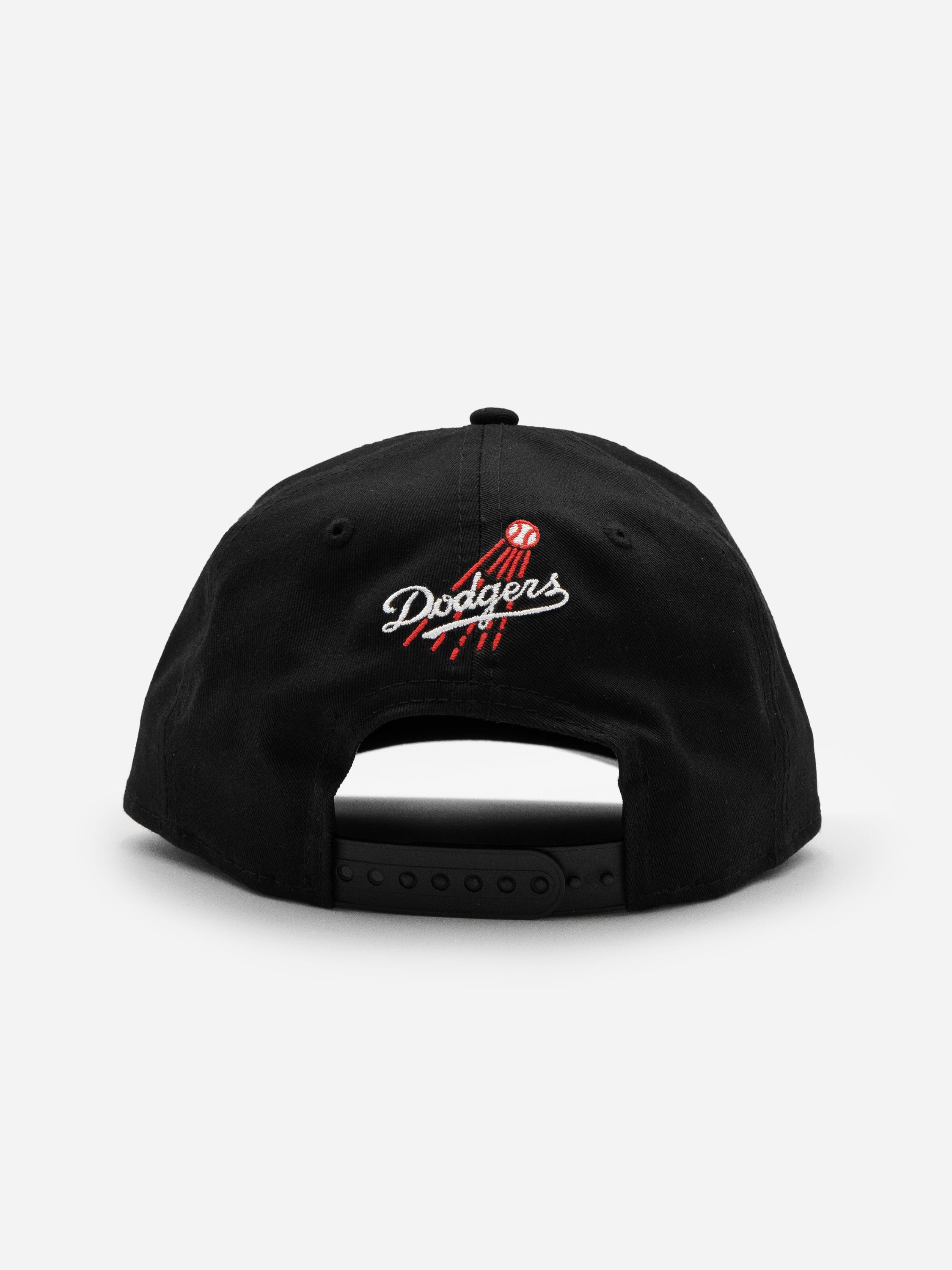 Santa Barbara Dodgers New Era 19TWENTY Black Golfer Hat | Wolf's Head