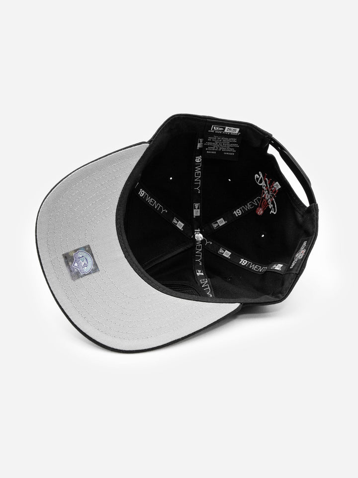 Santa Barbara Dodgers New Era 19TWENTY Black Golfer Hat Inside - Quality Headwear with SB dodgers embroidery. Available at Wolf's Head. Ships free in the US for order $35+