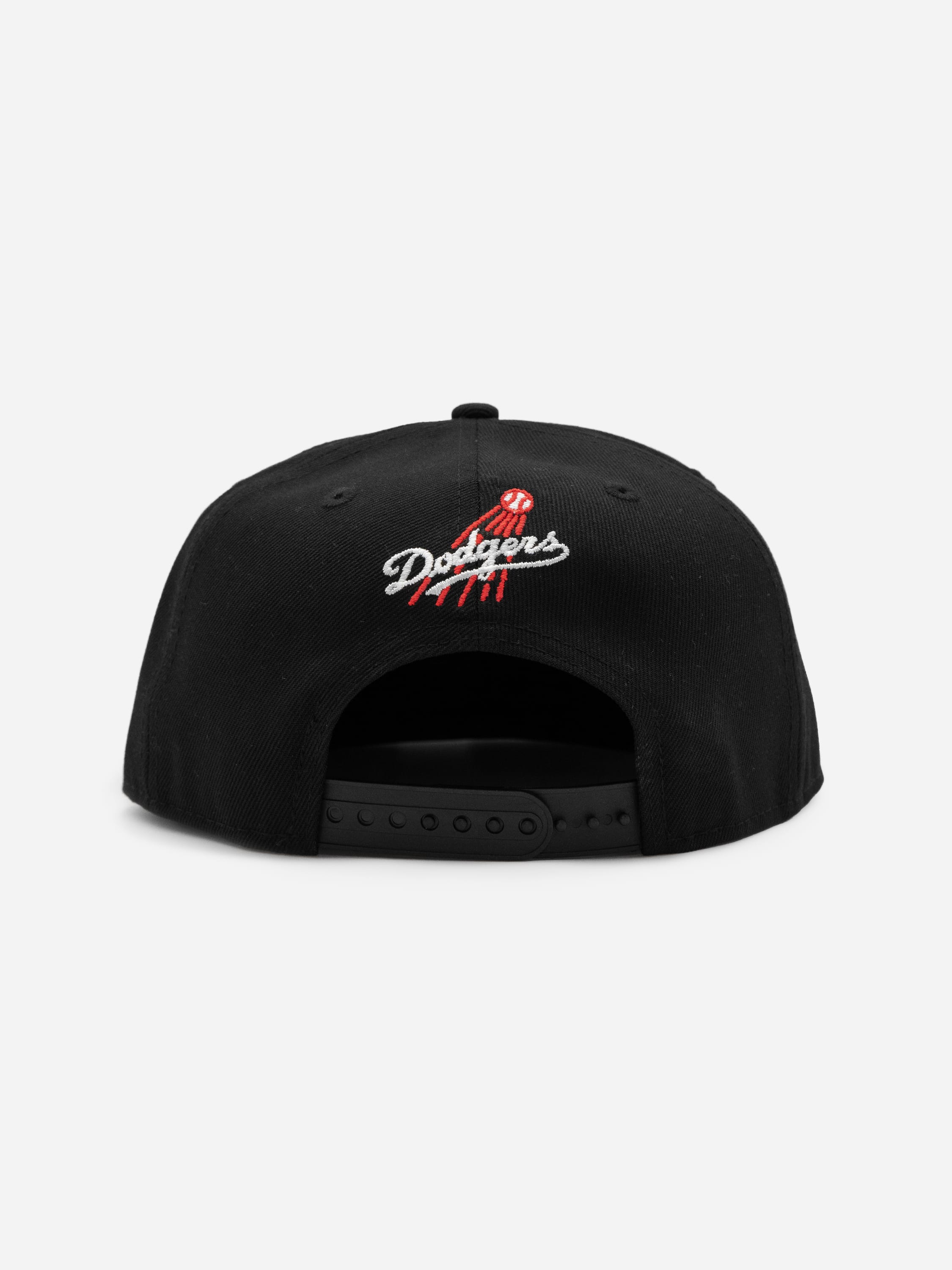 Santa Barbara Dodgers New Era 9FIFTY Black Snapback Hat | Wolf's Head