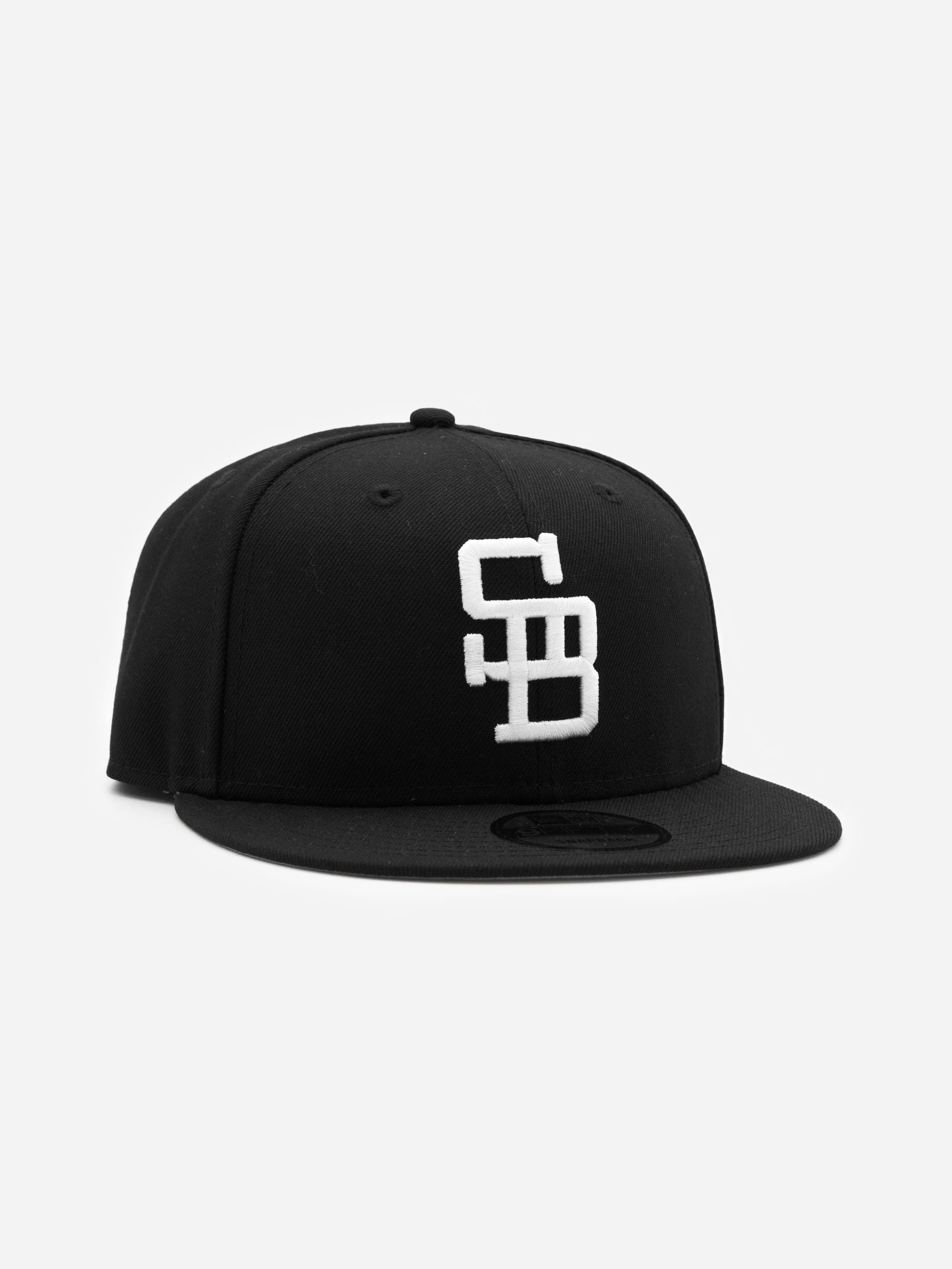 Santa Barbara Dodgers New Era 9FIFTY Black Snapback Hat | Wolf's Head