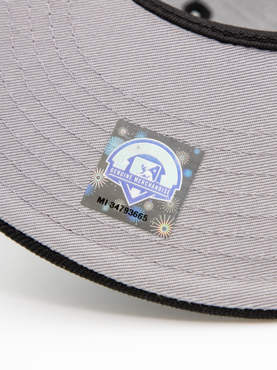 Santa Barbara Dodgers New Era 9FIFTY Black Snapback Hat Sticker Detail - Quality Headwear with SB dodgers embroidery. Available at Wolf's Head. Ships free in the US for order $35+