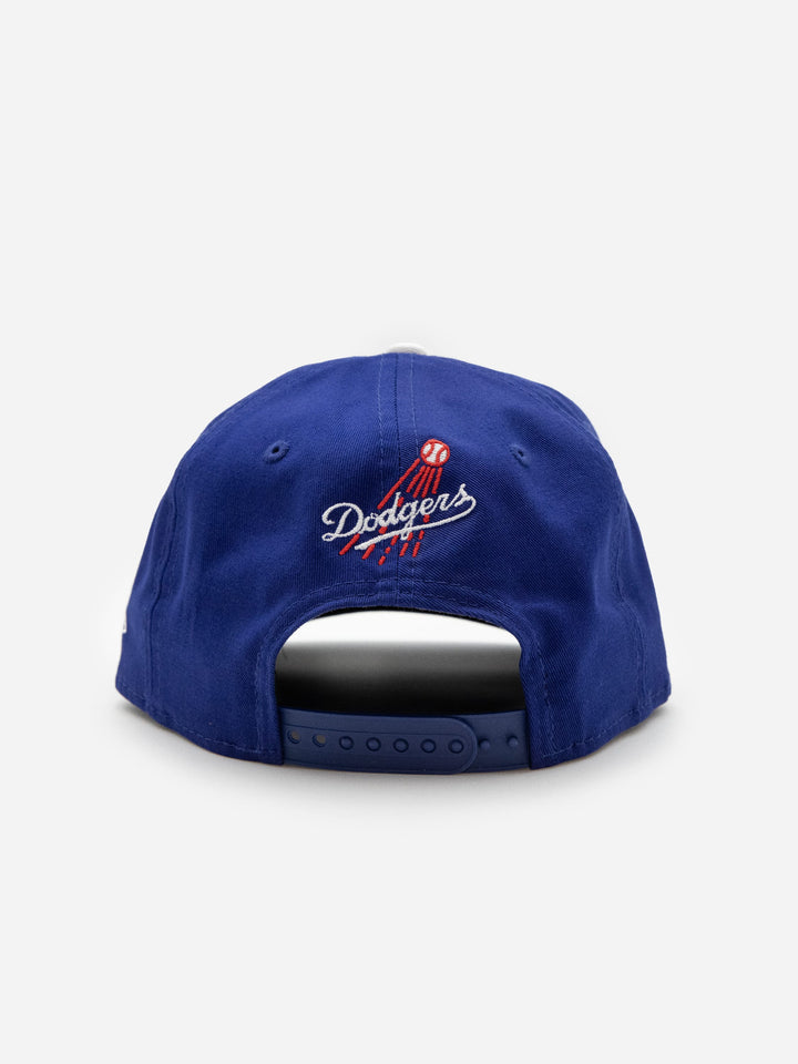 Santa Barbara Dodgers New Era 19TWENTY Royal Blue Golfer Hat Back - Quality Headwear with SB dodgers embroidery. Available at Wolf's Head. Ships free in the US for order $35+