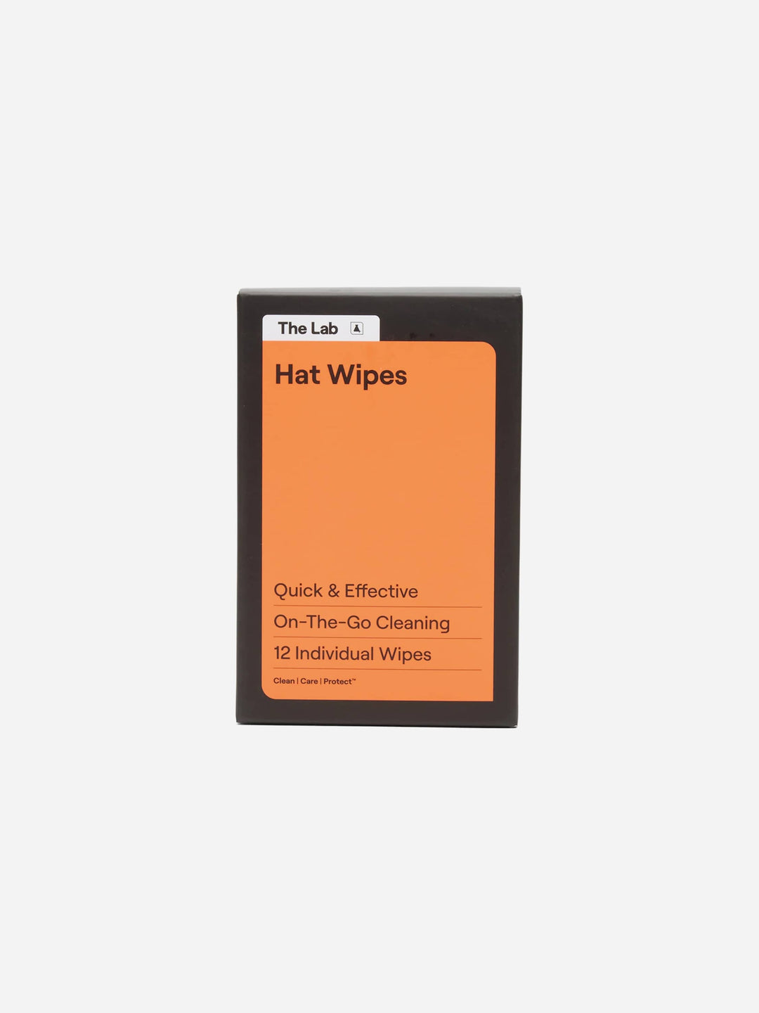 The Lab Hat Care Wipes 12 pack. Probiotic formula cleans and deodorizes hats on the go. Vegan certified and biodegradable. Available at Wolf's Head.