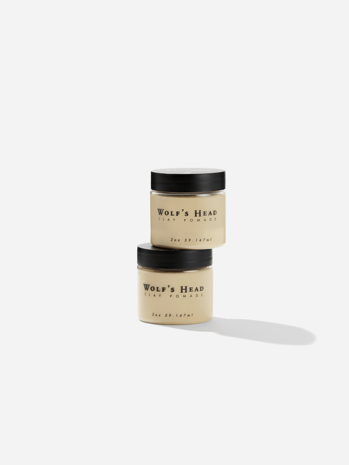 Clay Pomade 2 Pack— Strong Hold, True Matte Finish