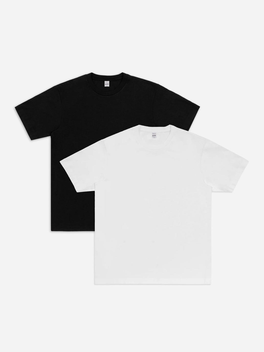 Heavyweight 9oz T-Shirt 2-Pack Black and White - Wolf's Head Trading Company Blanks - Ships free in the US for orders $35