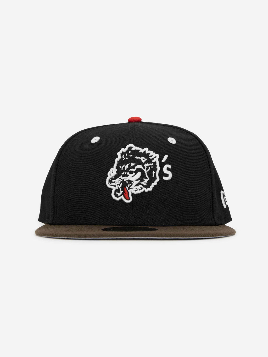 Wolf &‎ Dessauer Duby Hats Brown Orange Beaded Stitch Vintage Hat CHIHUAHUAS BOOTMAKER WALNUT 5950 FITTED HAT- NEW ERA – El  main image 4