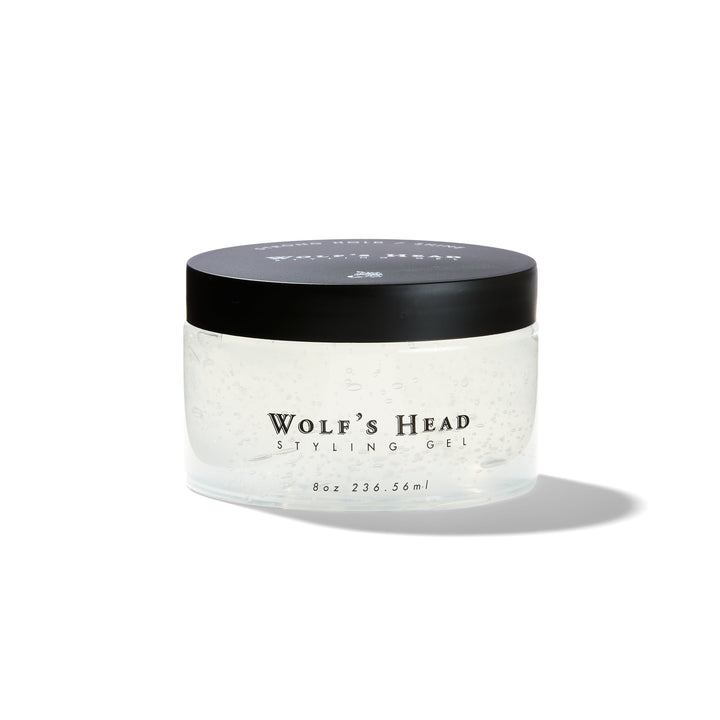 Wolf’s Head Styling Gel Pomade – Strong Hold High Shine Water Based Premium Hair Styling Product