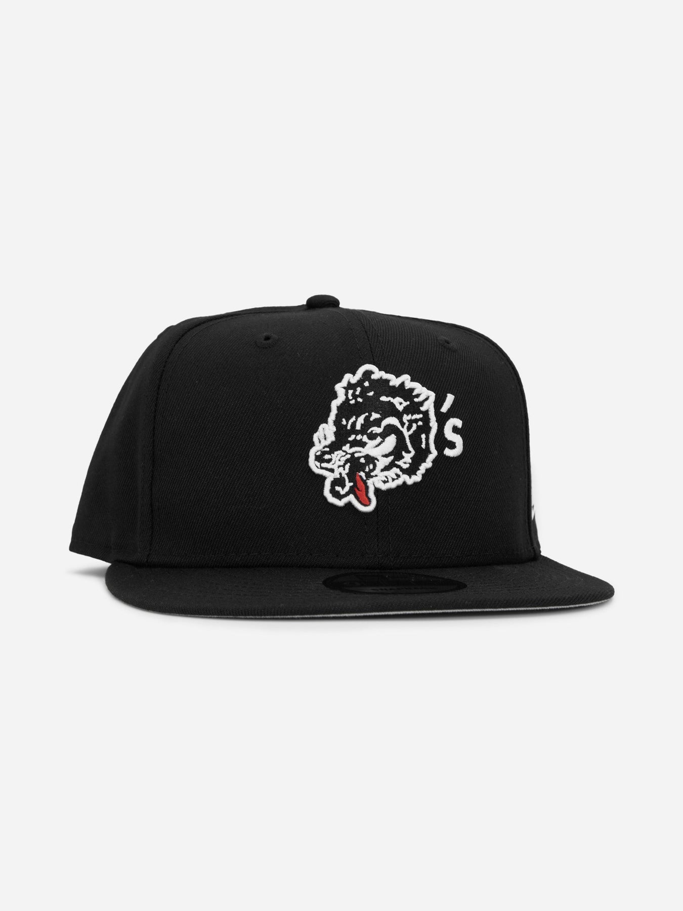 バ 9FIFTY CAP（BLK） Wolf's Head x New Era 9FIFTY Black Snapback Hat | Limited Run