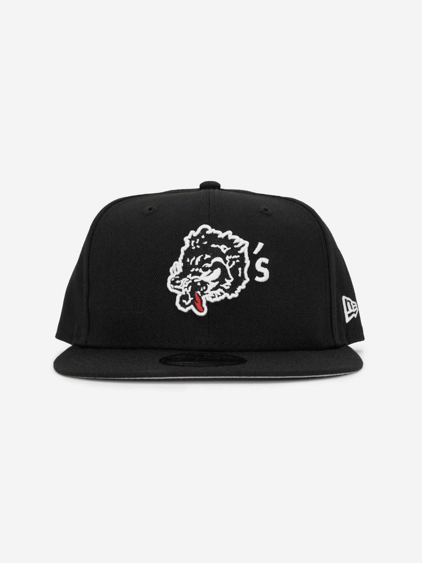 Wolf's Head x New Era 9FIFTY Black Snapback Hat | Limited Run