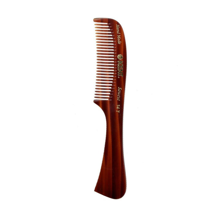 Kent Brothers 14T Rake Comb, a quality grooming essential available at Wolf's Head.