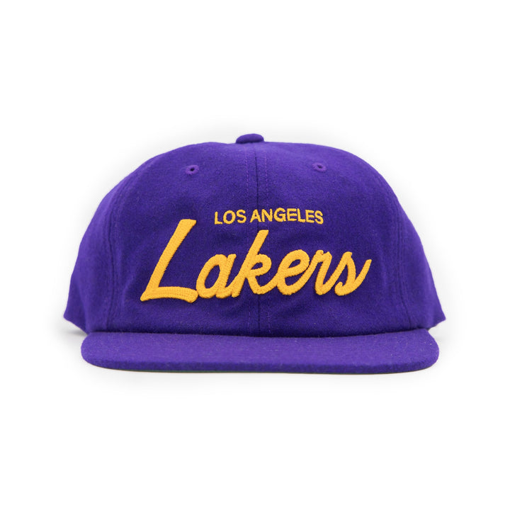 Mitchell & Ness Los Angeles Lakers Hardwood Classics Purple Wool Hat