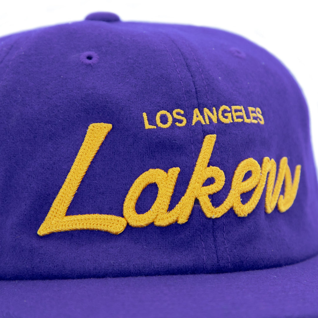 Mitchell & Ness Los Angeles Lakers Hardwood Classics Purple Wool Hat