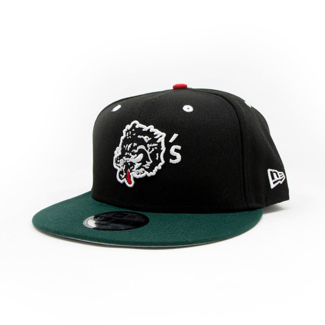 Wolf's Head New Era - Black Fitted Cap - Wolf's Head 7 3/4